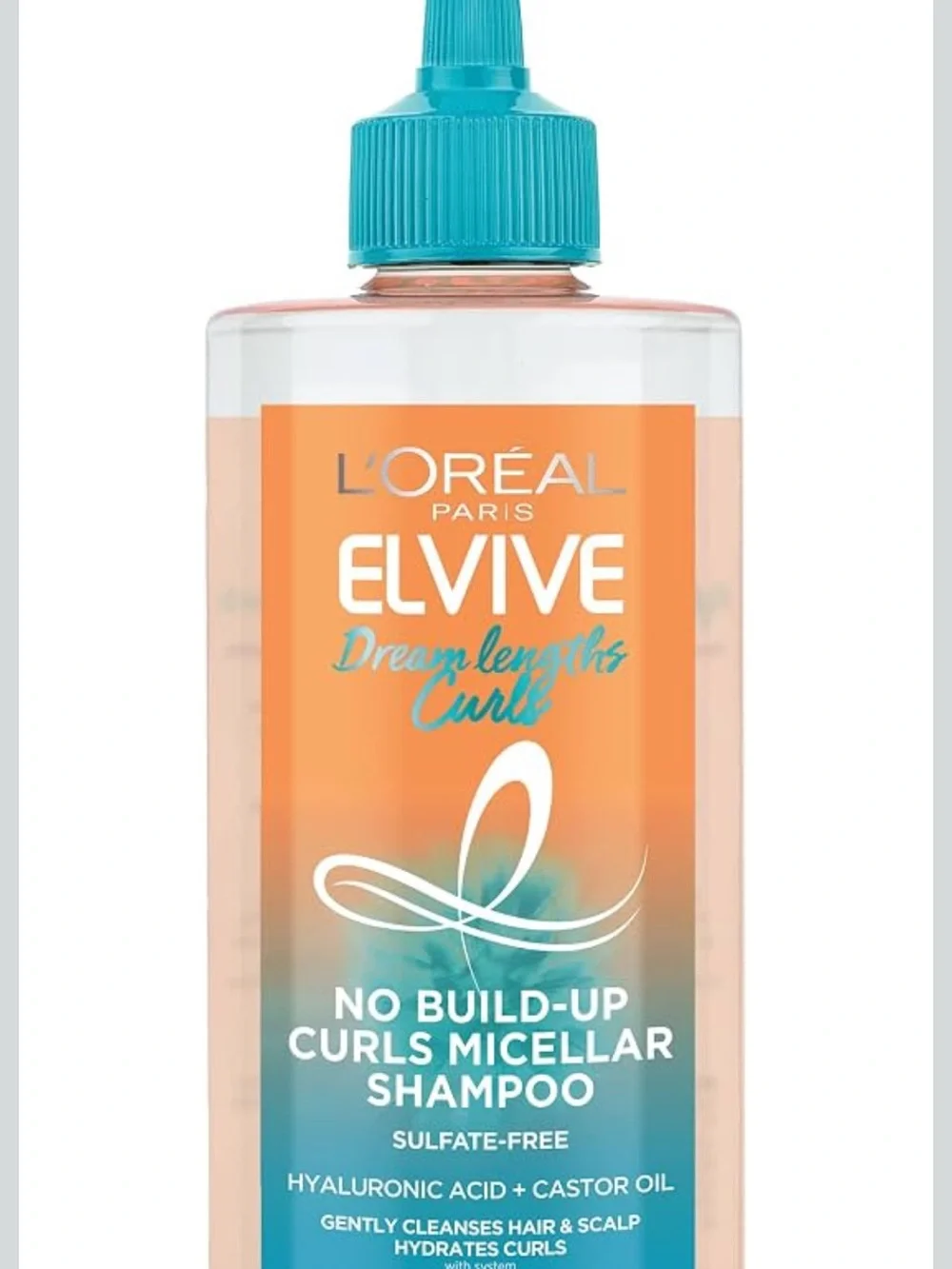 4- L’Oréal Elvive Dream Lengths Curls No Build-Up Micellar Shampoo